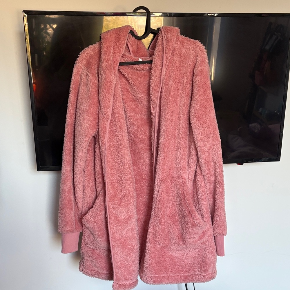Soft Pink Women's Teddy Jacket